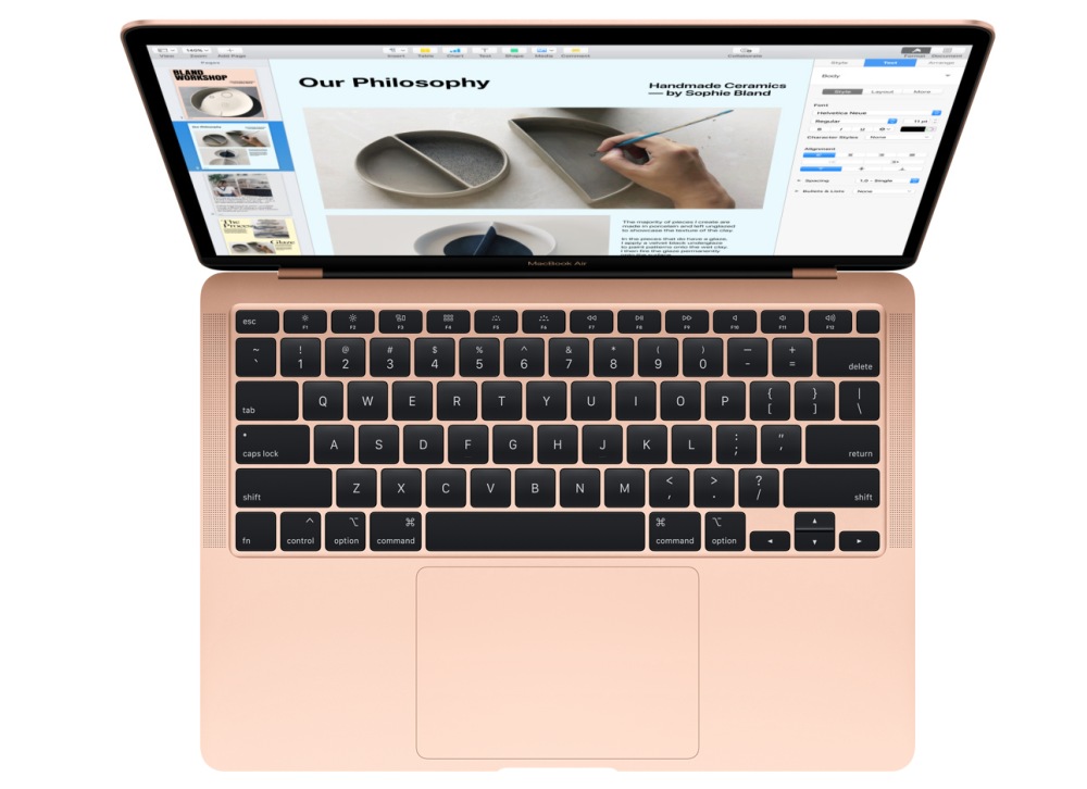 Nový MacBook Air 2020 láká na 256 GB SSD v základu či Magic Keyboard 2